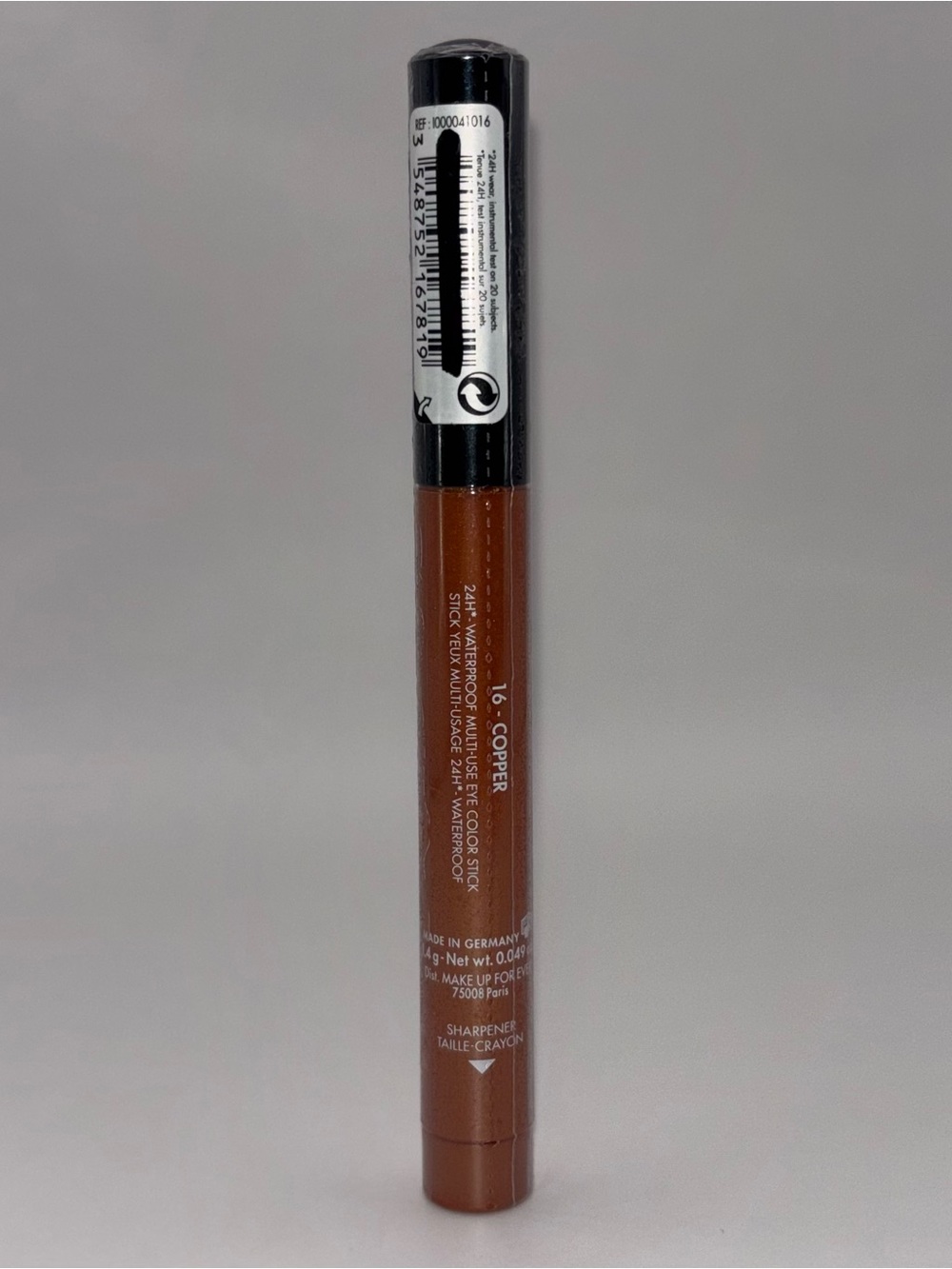 Make Up For Ever Aqua Resist Smoky Shadow 16 Copper NEW SEALED - Picture 2 of 7